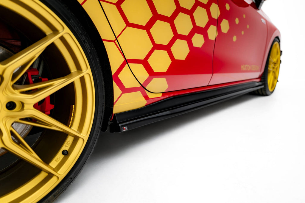 Difusores de taloneras V.2 para Volkswagen Golf GTI Clubsport Mk8 Facelift