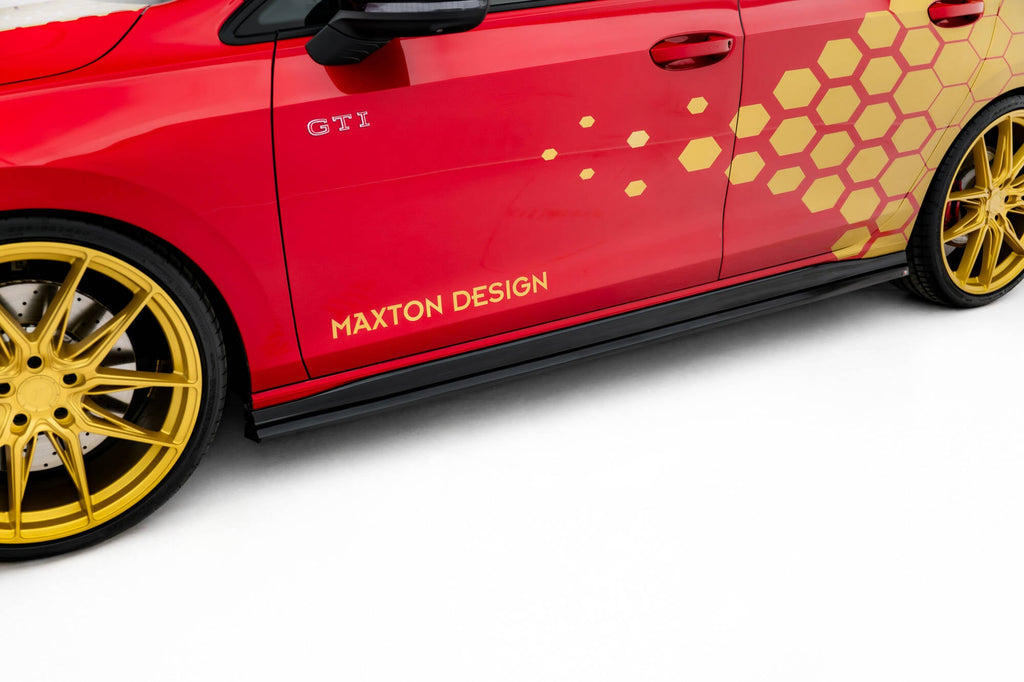Difusores de taloneras V.2 para Volkswagen Golf GTI Clubsport Mk8 Facelift