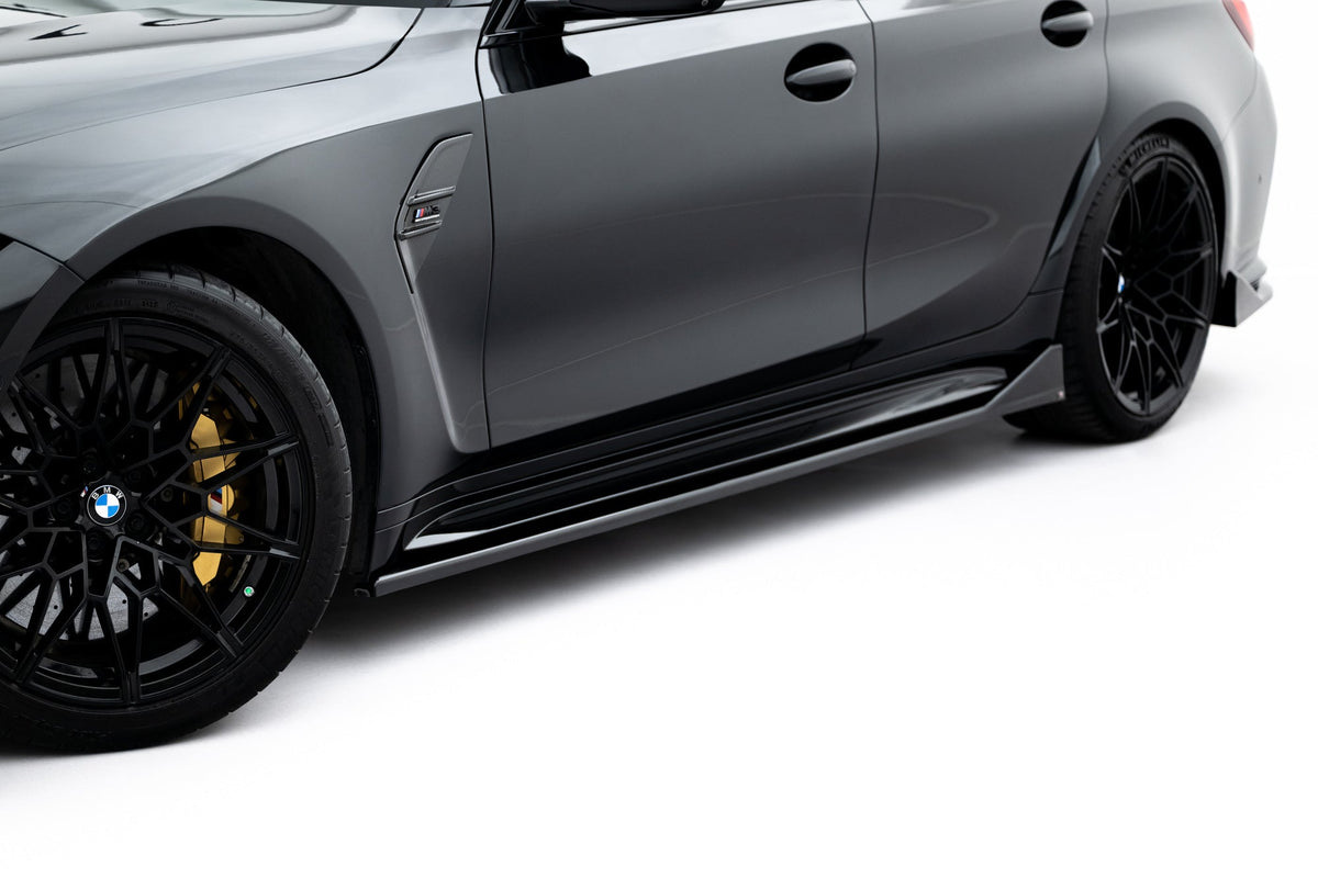 Difusores de taloneras V.3 (estilo CSL) para BMW M3 Sedan / Touring G80 / G81