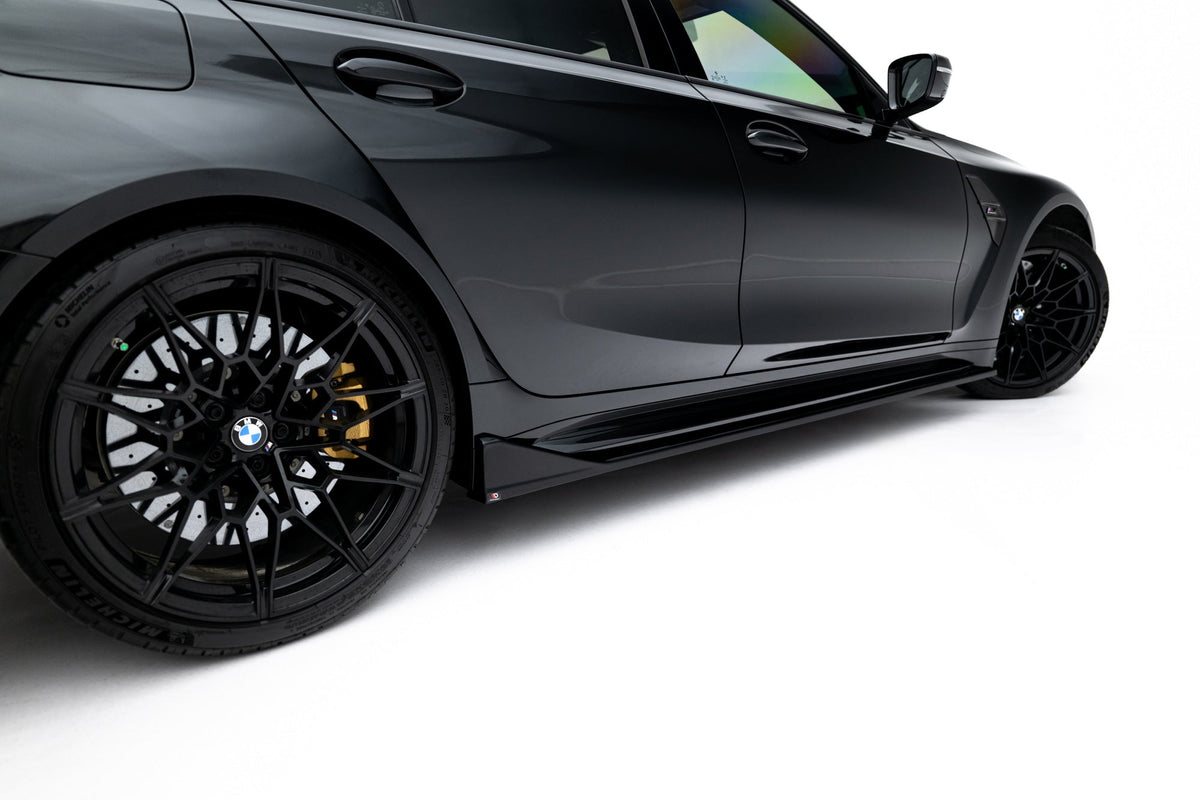 Difusores de taloneras V.3 (estilo CSL) para BMW M3 Sedan / Touring G80 / G81