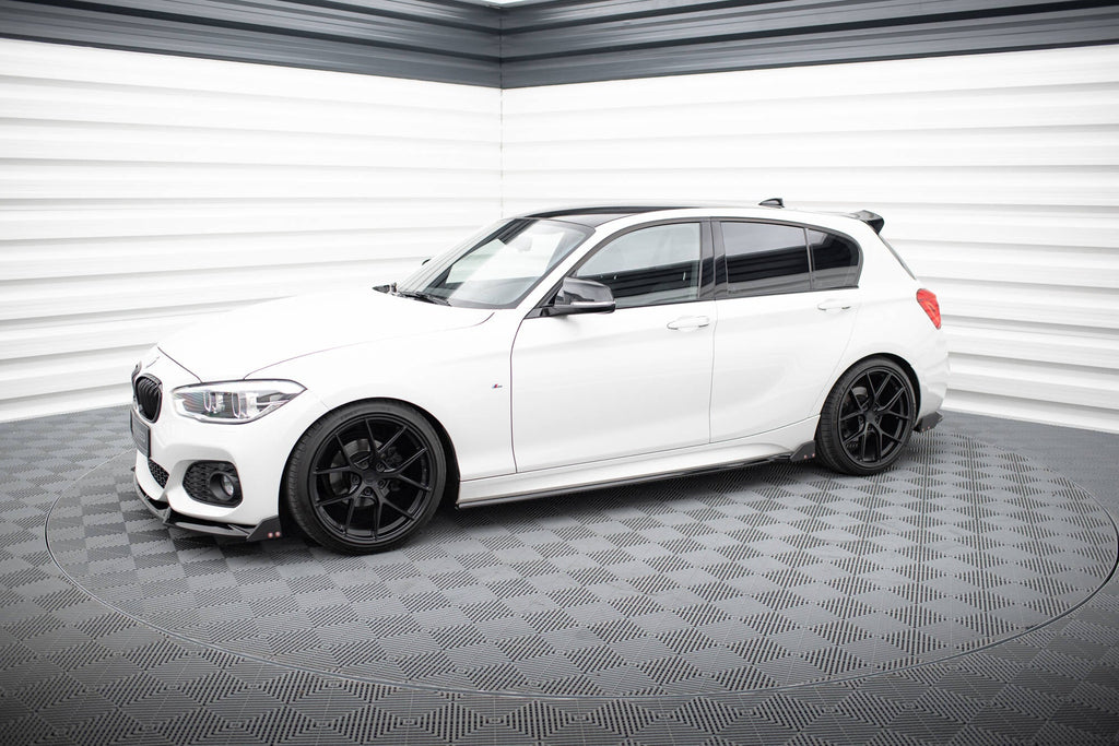 Difusores de taloneras V.4 + flaps para BMW 1 M-Pack / M140i F20 Facelift