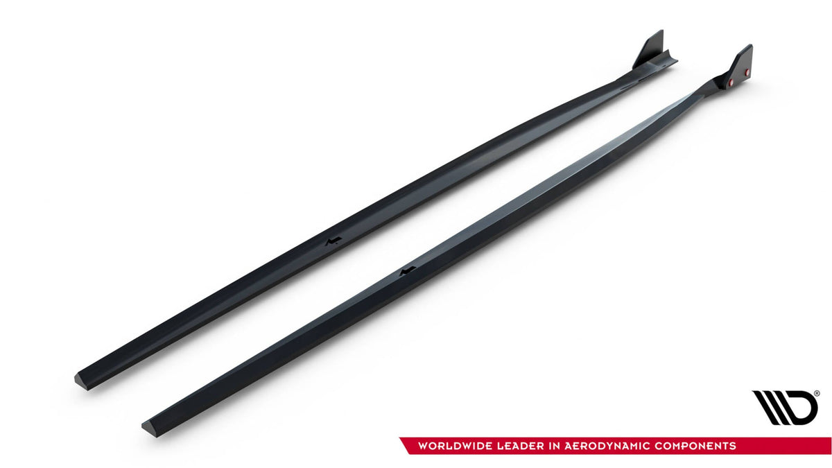 Difusores de taloneras V.4 + flaps para BMW 1 M-Pack / M140i F20 Facelift