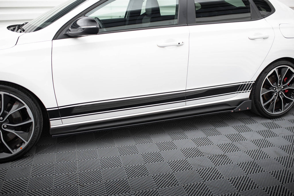 Difusores de taloneras V.5 + flaps para Hyundai I30 N / N-Line Hatchback / Fastback Mk3 / Mk3 Facelift