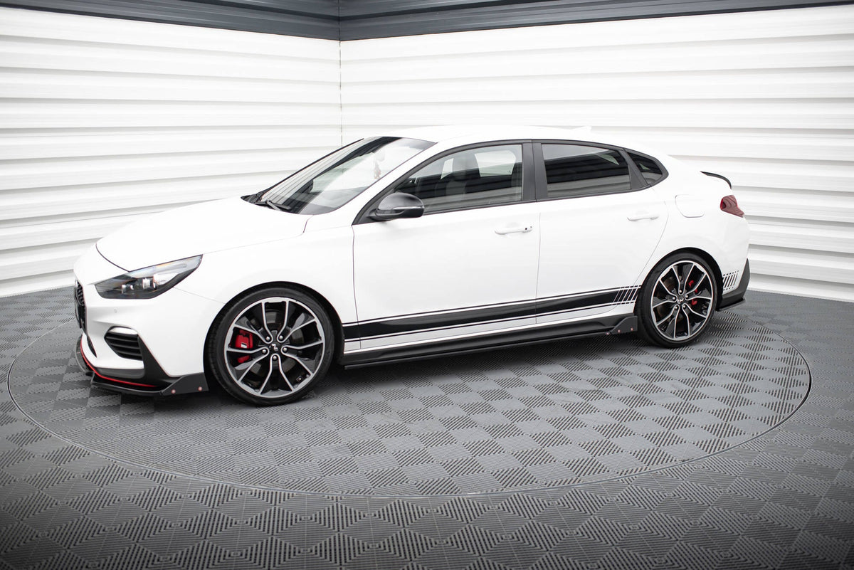 Difusores de taloneras V.5 + flaps para Hyundai I30 N / N-Line Hatchback / Fastback Mk3 / Mk3 Facelift