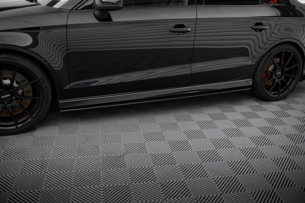 Difusores de taloneras Street Pro para Audi RS3 Sedan 8V Facelift