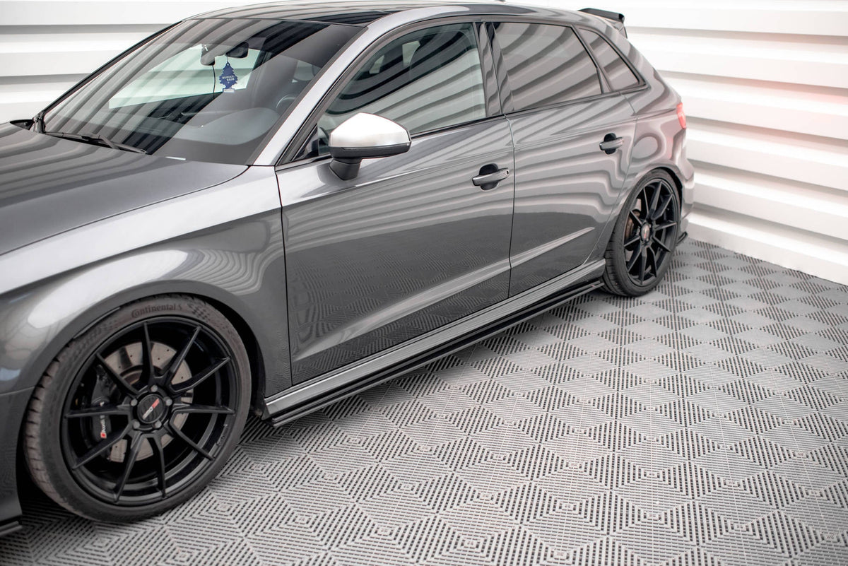 Difusores de taloneras Street Pro para Audi S3 / A3 S-Line Sportback 8V Facelift