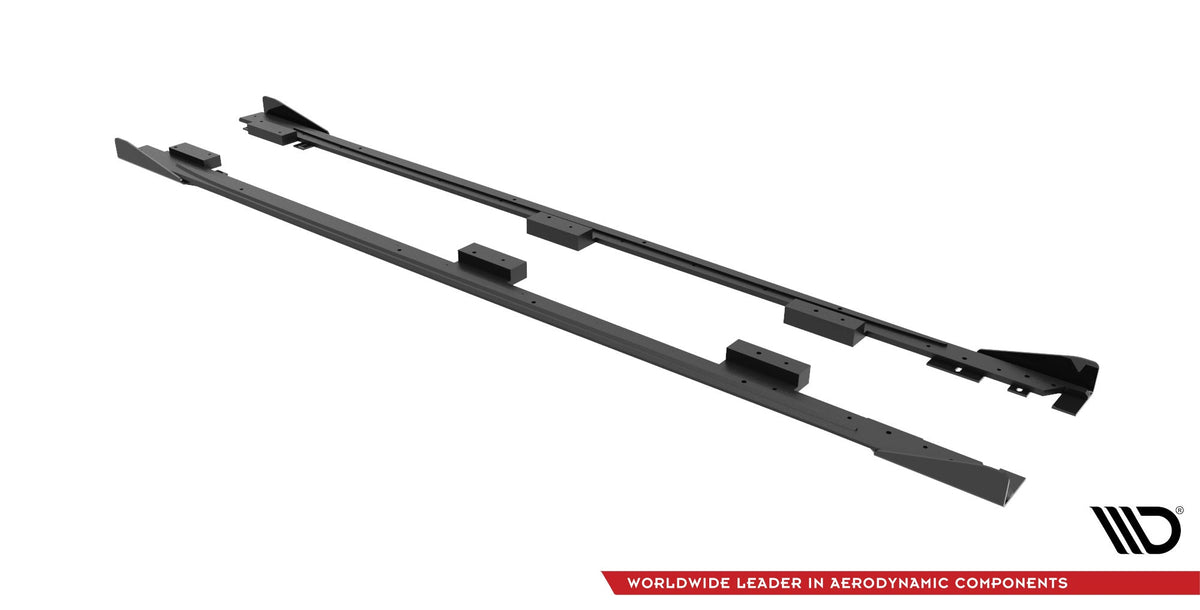Difusores de taloneras Street Pro + flaps para Audi A3 8Y