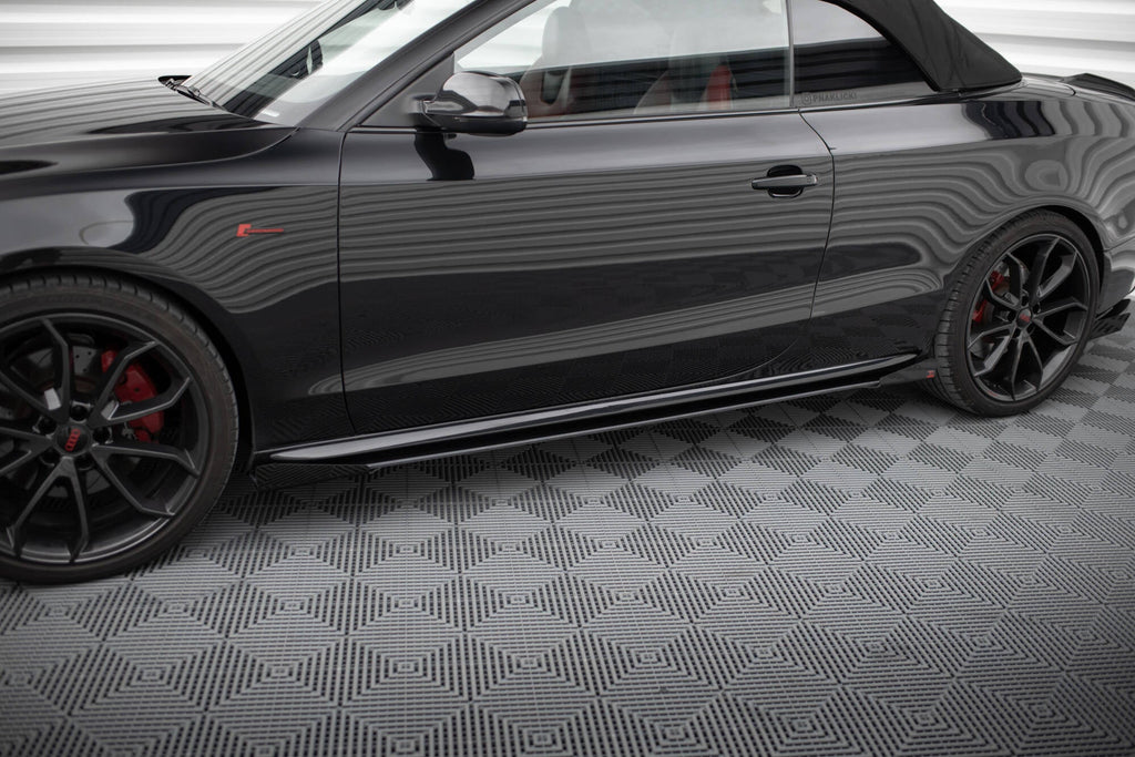 Difusores de taloneras Street Pro + flaps para Audi A5 / A5 S-Line / S5 Coupe / Cabrio 8T / 8T Facelift