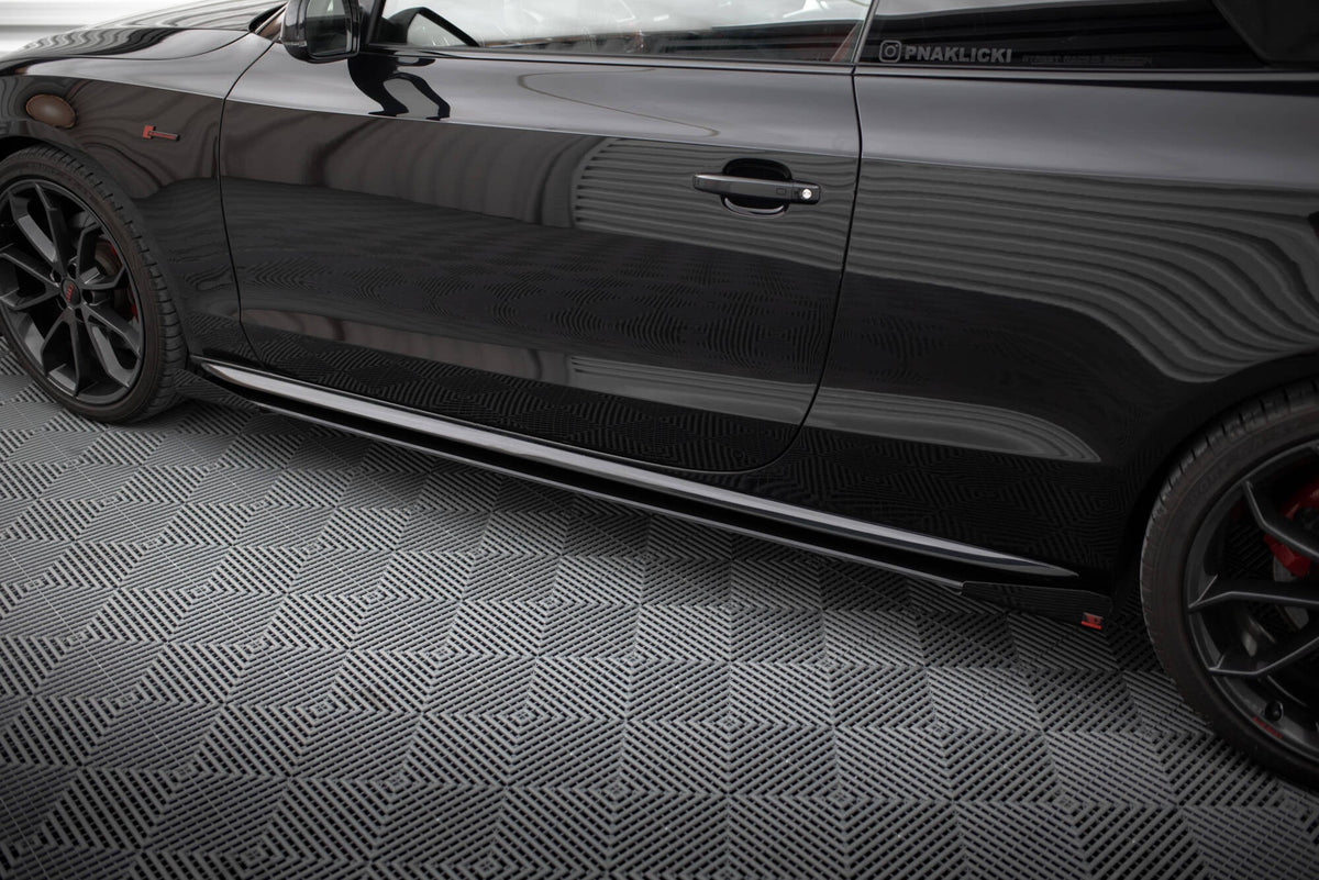 Difusores de taloneras Street Pro + flaps para Audi A5 / A5 S-Line / S5 Coupe / Cabrio 8T / 8T Facelift
