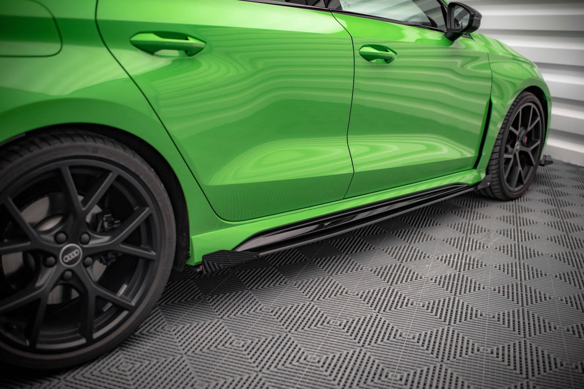 Difusores de taloneras Street Pro + flaps para Audi RS3 Sedan 8Y