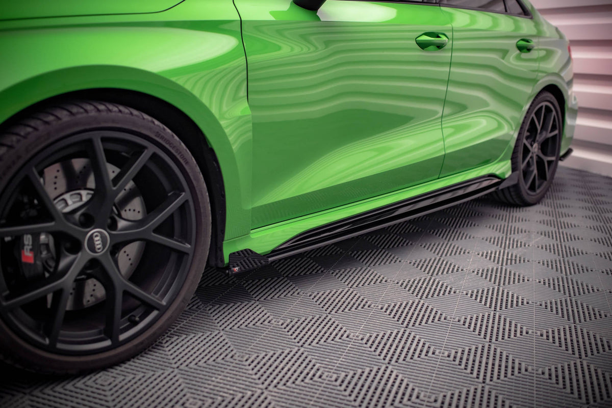 Difusores de taloneras Street Pro + flaps para Audi RS3 Sedan 8Y