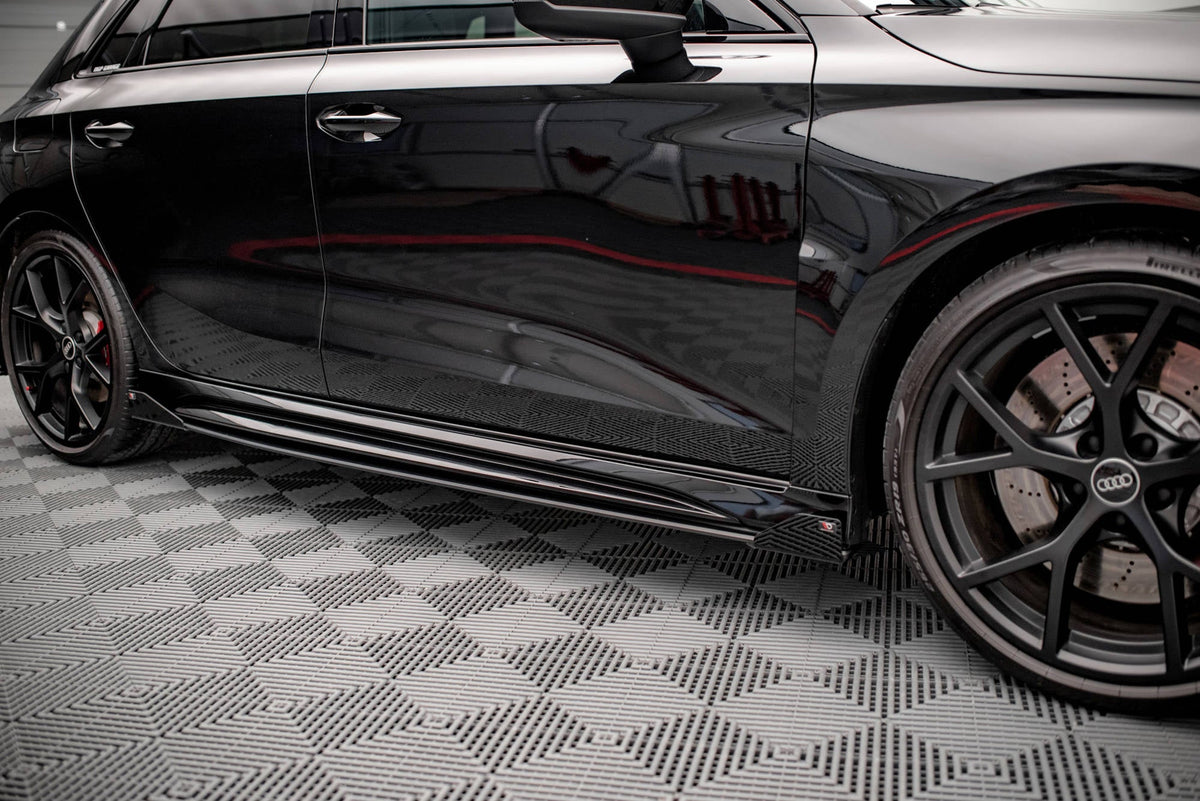 Difusores de taloneras Street Pro + flaps para Audi RS3 Sportback 8Y