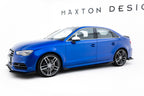 Difusores de taloneras Street Pro + flaps para Audi S3 / A3 S-Line Sedan 8V