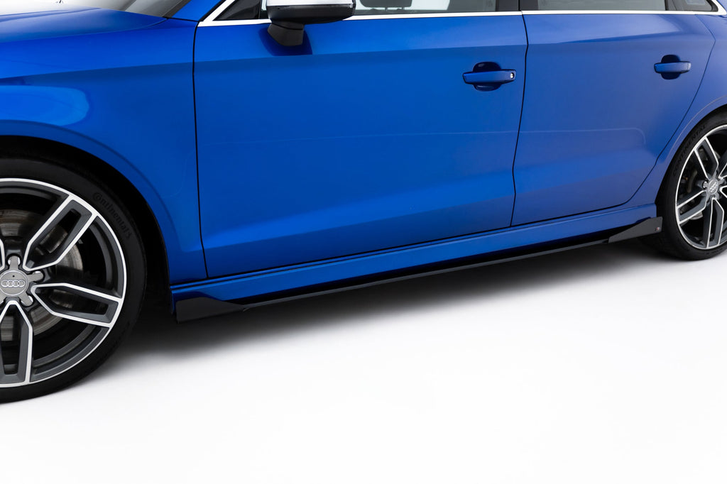 Difusores de taloneras Street Pro + flaps para Audi S3 / A3 S-Line Sedan 8V