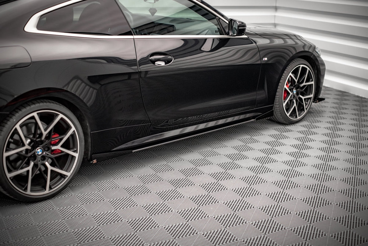 Difusores de taloneras Street Pro + flaps para BMW 4 M-Pack / M440i G22 / G23 / G22 Facelift / G23 Facelift