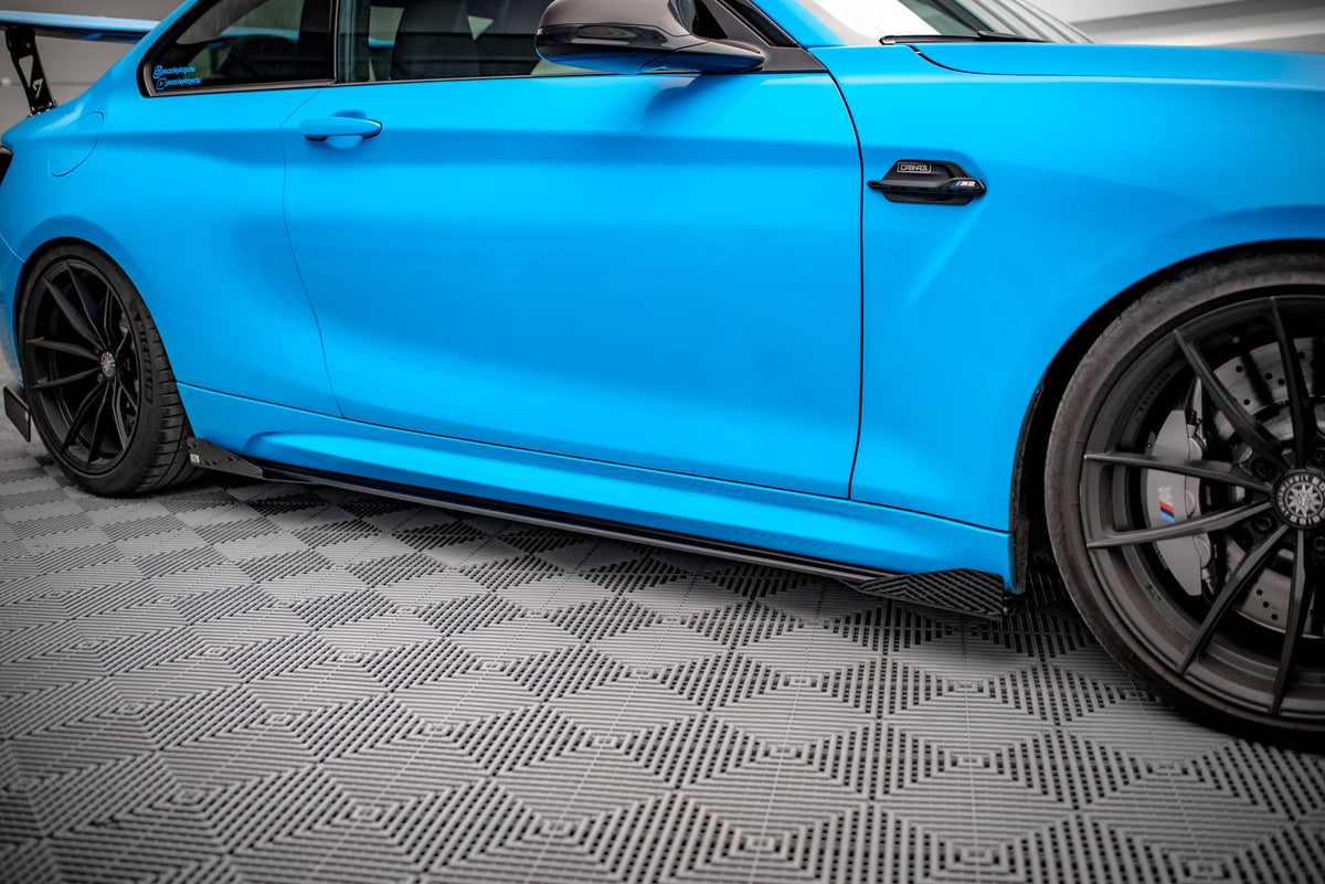 Difusores de taloneras Street Pro + flaps para BMW M2 F87