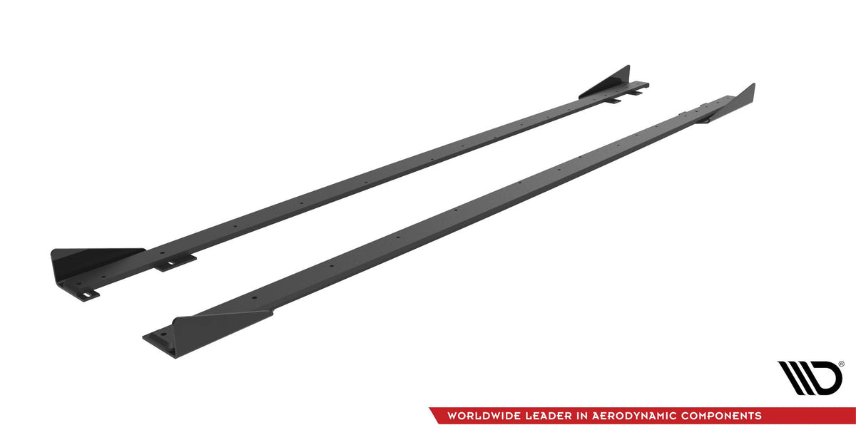 Difusores de taloneras Street Pro + flaps para Ford Fiesta ST Mk6