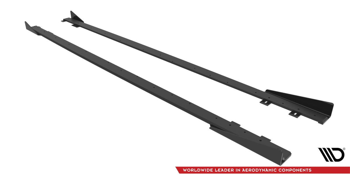 Difusores de taloneras Street Pro + flaps para Ford Fiesta ST Mk6
