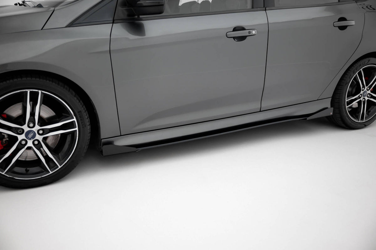 Difusores de taloneras Street Pro + flaps para Ford Focus ST Mk3 Facelift