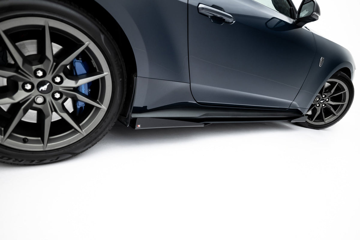 Difusores de taloneras Street Pro + flaps para Ford Mustang Dark Horse Mk7