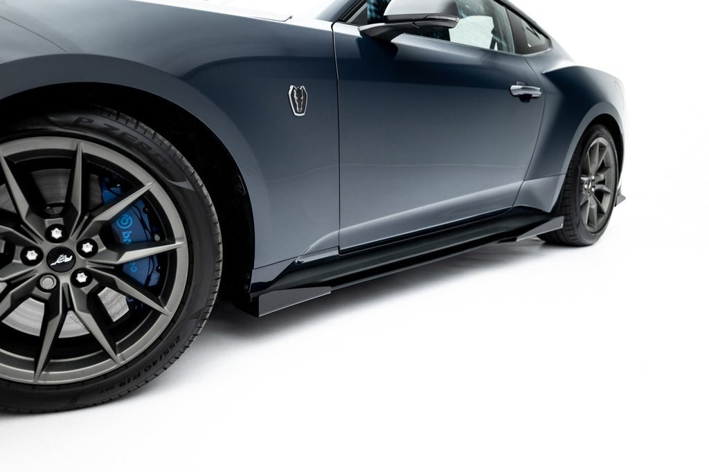 Difusores de taloneras Street Pro + flaps para Ford Mustang Dark Horse Mk7