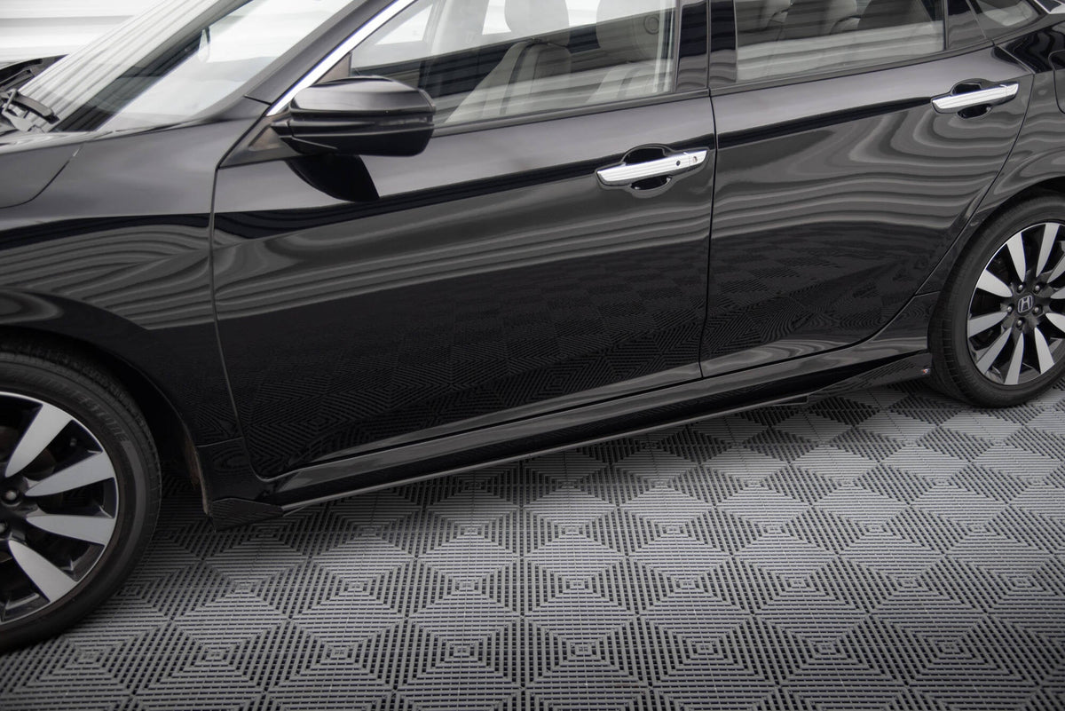 Difusores de taloneras Street Pro + flaps para Honda Civic Mk10
