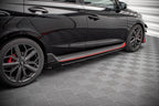 Difusores de taloneras Street Pro + flaps para Hyundai I20 N Mk3