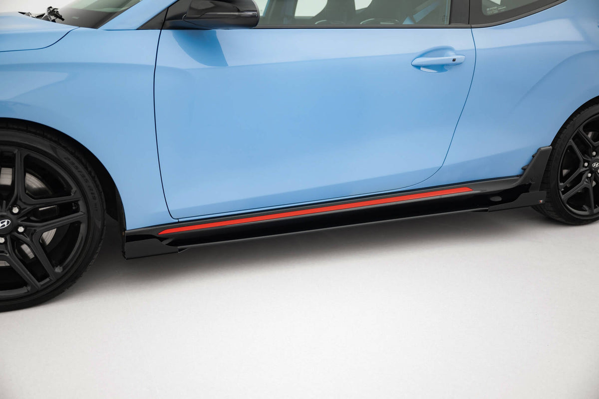 Difusores de taloneras Street Pro + flaps para Hyundai Veloster N Mk2