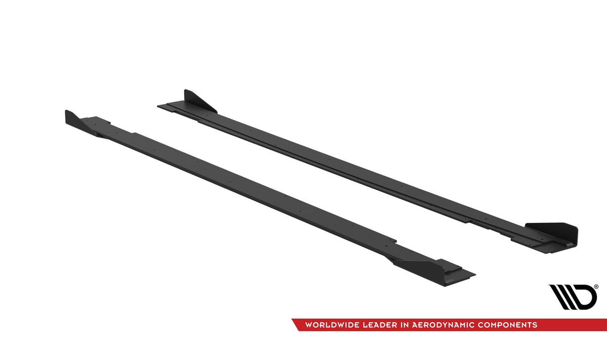 Difusores de taloneras Street Pro + flaps para Kia Stinger GT / GT-Line / Standard Mk1