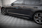 Difusores de taloneras Street Pro + flaps para Kia Stinger GT / GT-Line / Standard Mk1
