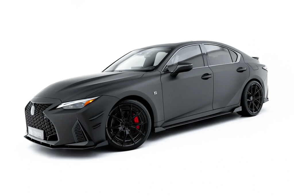 Difusores de taloneras Street Pro + flaps para Lexus IS 500 Mk3 Facelift 2 (XE30)