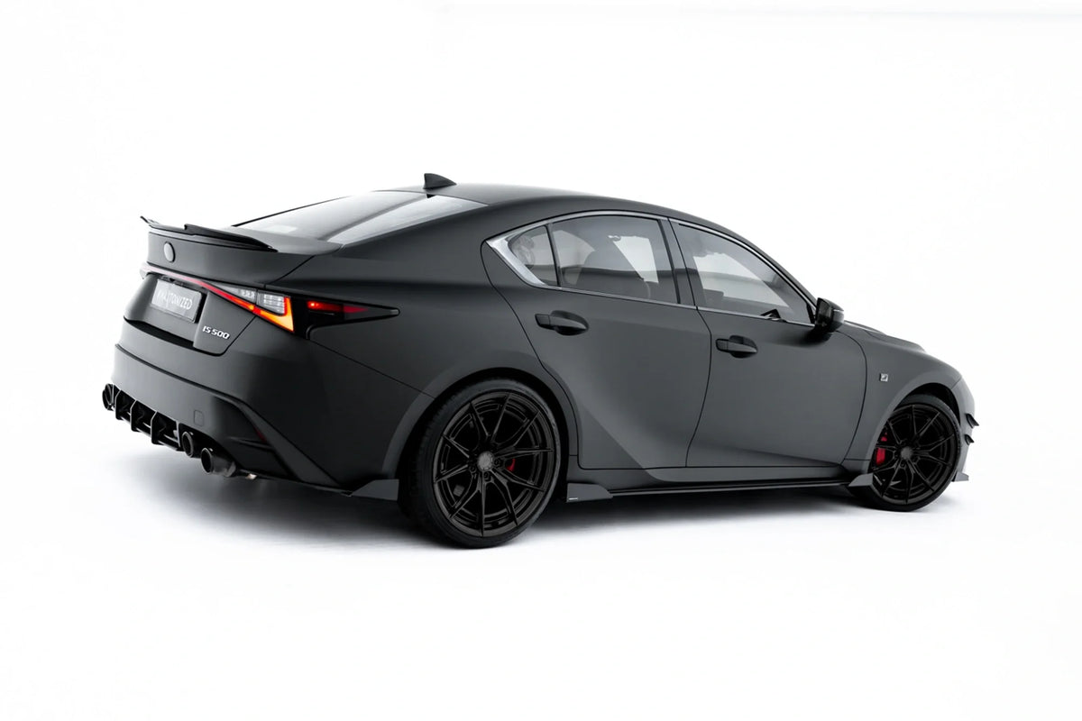 Difusores de taloneras Street Pro + flaps para Lexus IS 500 Mk3 Facelift 2 (XE30)