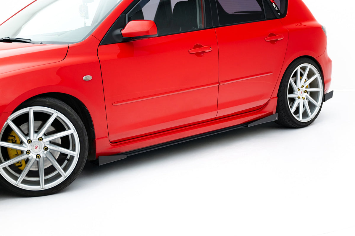 Difusores de taloneras Street Pro + flaps para Mazda 3 MPS Mk1