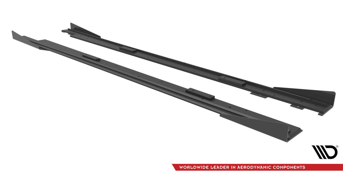 Difusores de taloneras Street Pro + flaps para Mazda 3 MPS Mk1