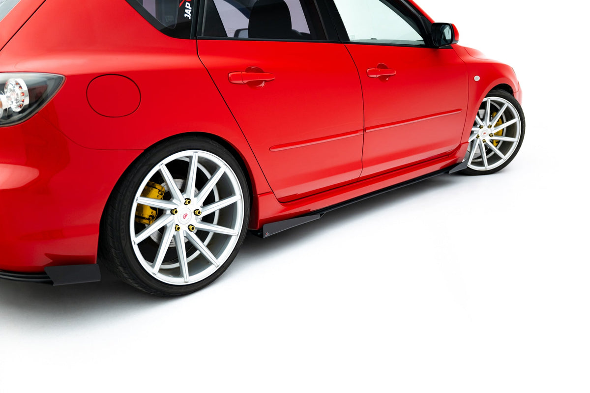 Difusores de taloneras Street Pro + flaps para Mazda 3 MPS Mk1