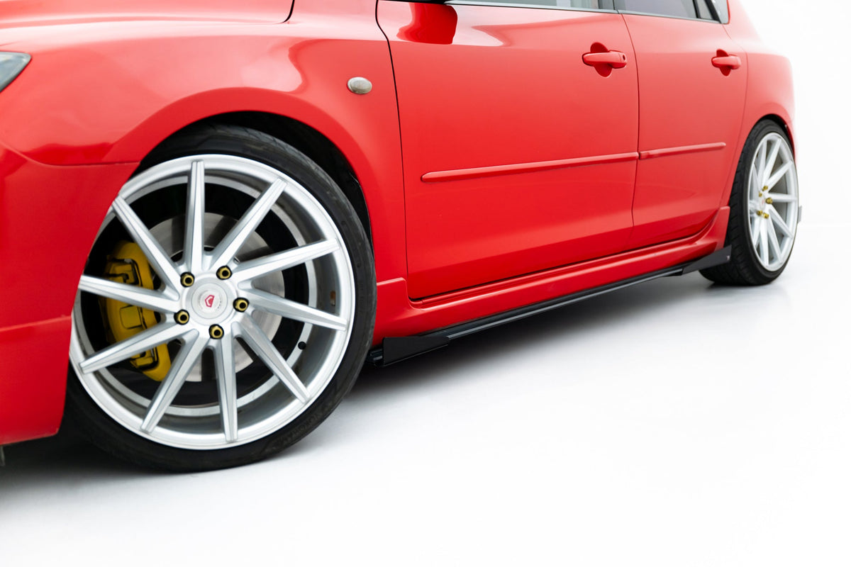 Difusores de taloneras Street Pro + flaps para Mazda 3 MPS Mk1