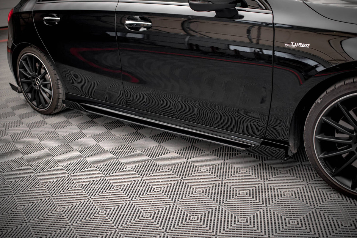 Difusores de taloneras Street Pro + flaps para Mercedes A35 AMG / AMG-Line Aero Pack W177
