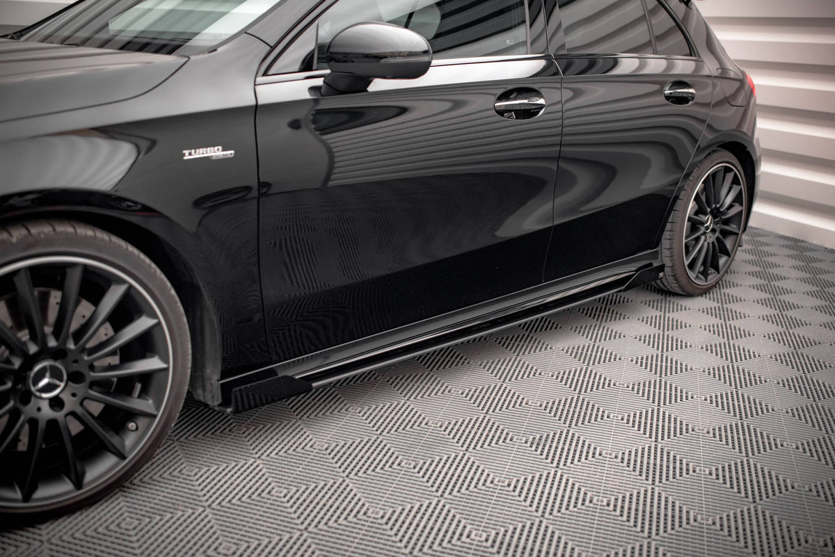 Difusores de taloneras Street Pro + flaps para Mercedes A35 AMG / AMG-Line Aero Pack W177