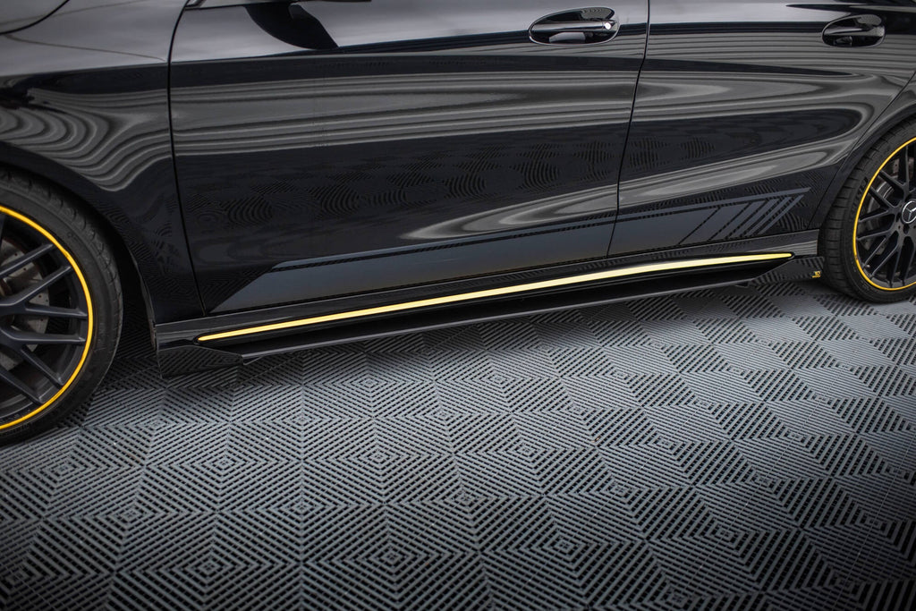 Difusores de taloneras Street Pro + flaps para Mercedes-AMG CLA 45 C117 Facelift