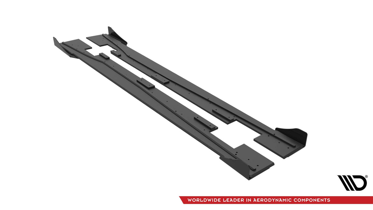 Difusores de taloneras Street Pro + flaps para Mercedes-Benz A 45 AMG W176 Facelift