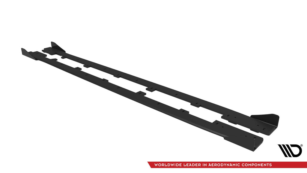 Difusores de taloneras Street Pro + flaps para Subaru WRX STI Mk1