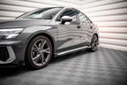 Difusores de taloneras Street Pro + flaps V.1 para Audi S3 / A3 S-Line 8Y / 8Y Facelift