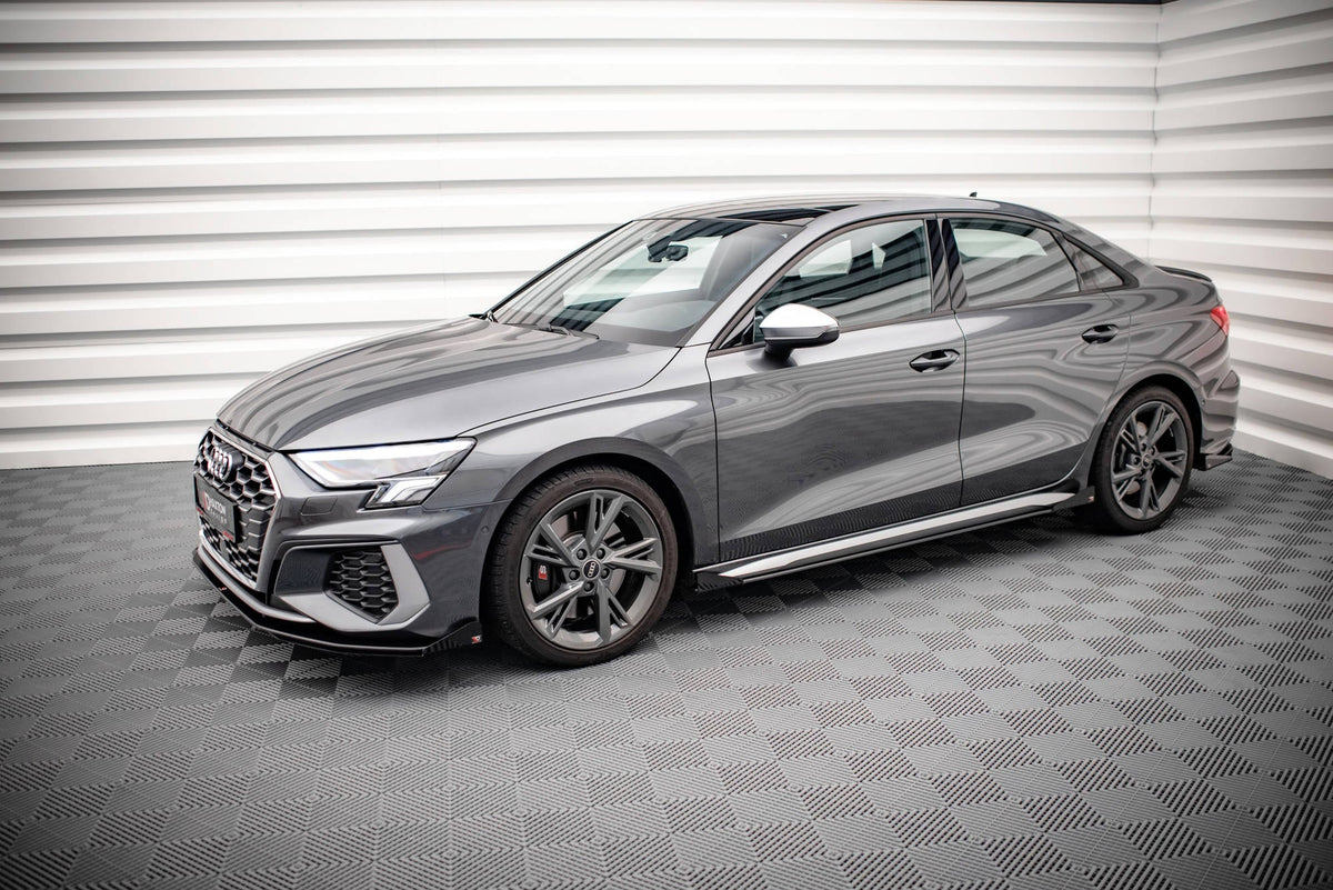Difusores de taloneras Street Pro + flaps V.1 para Audi S3 / A3 S-Line 8Y / 8Y Facelift