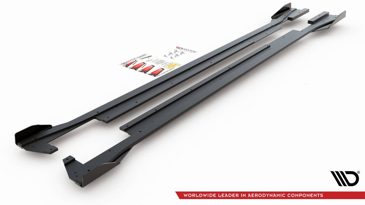 Difusores de taloneras Street Pro + flaps para Volkswagen Arteon R-Line Sedan / Shooting Brake Mk1