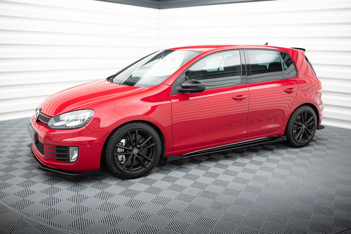 Difusores de taloneras Street Pro + flaps para Volkswagen Golf GTI Mk6