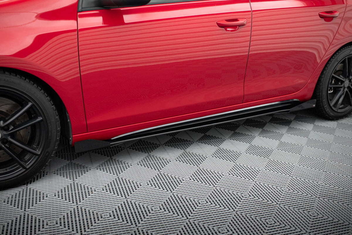 Difusores de taloneras Street Pro + flaps para Volkswagen Golf GTI Mk6