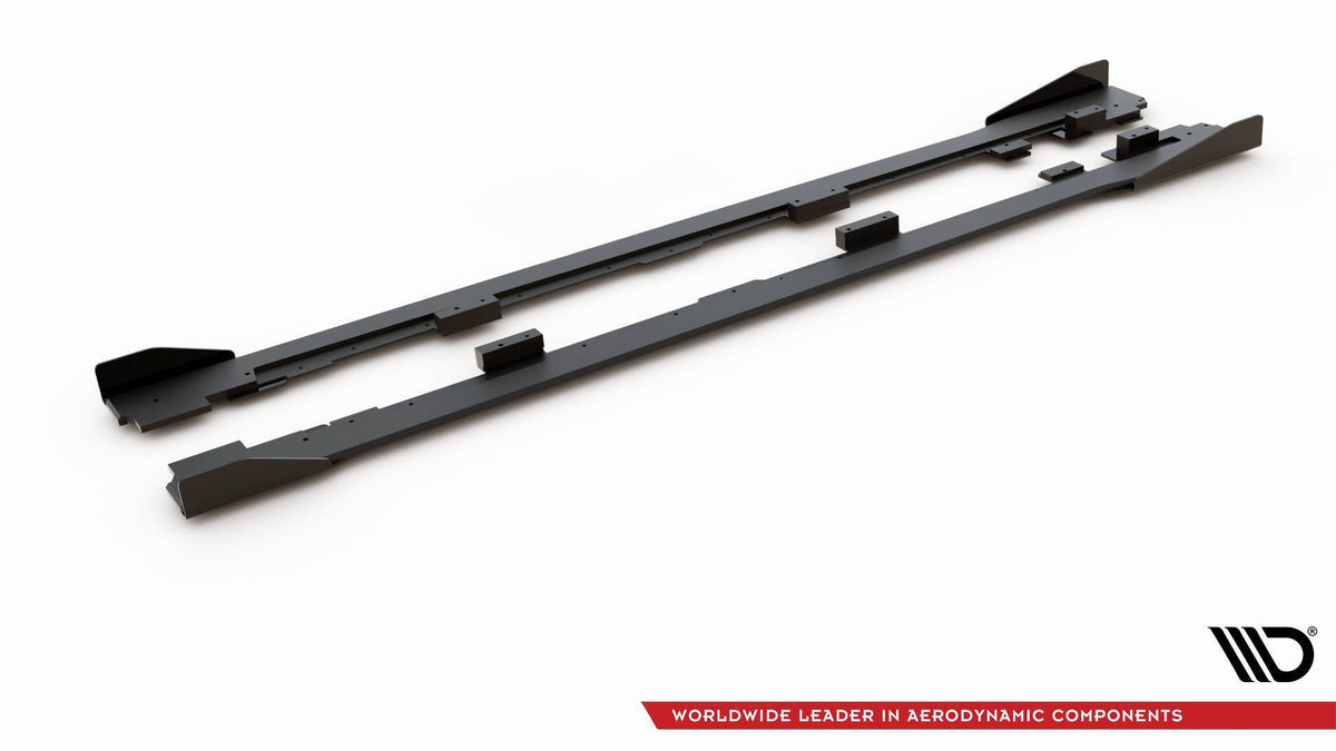 Difusores de taloneras Street Pro + flaps para Volkswagen Golf GTI Mk6