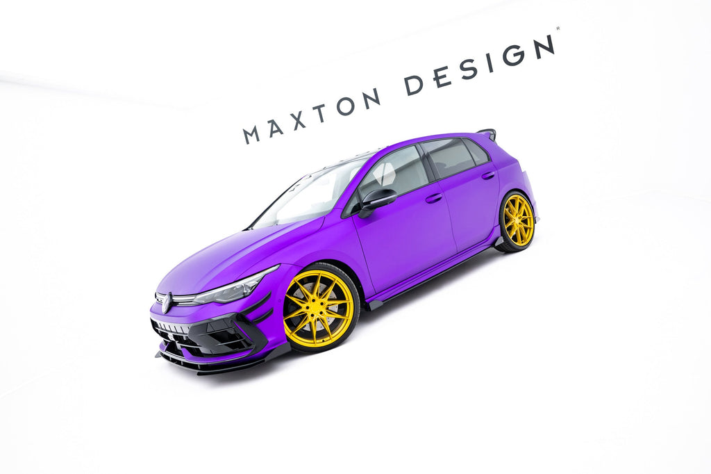 Difusores de taloneras Street Pro + flaps para Volkswagen Golf R Hatchback Mk8 / Mk8 Facelift
