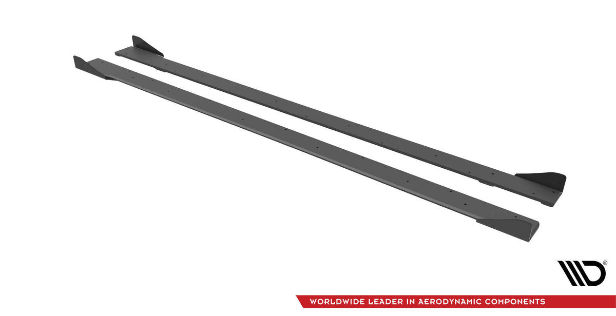 Difusores de taloneras Street Pro + flaps para Volkswagen Golf R Mk7