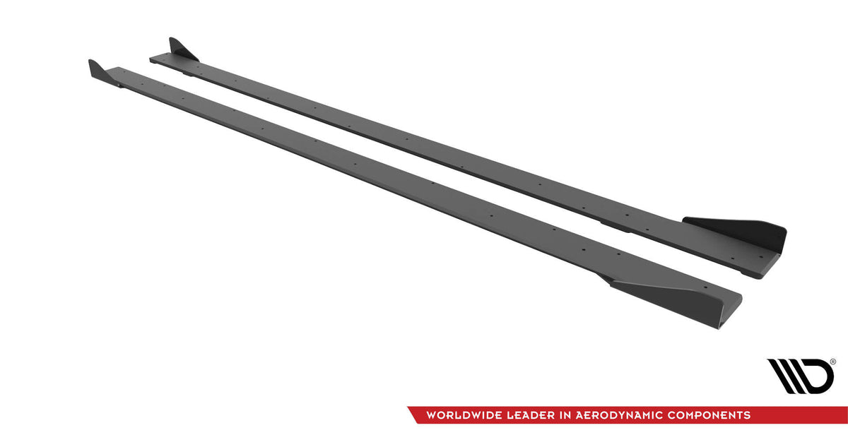 Difusores de taloneras Street Pro + flaps para Volkswagen Golf R Mk7